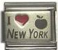 I love New York - laser 9mm Italian charm - Click Image to Close
